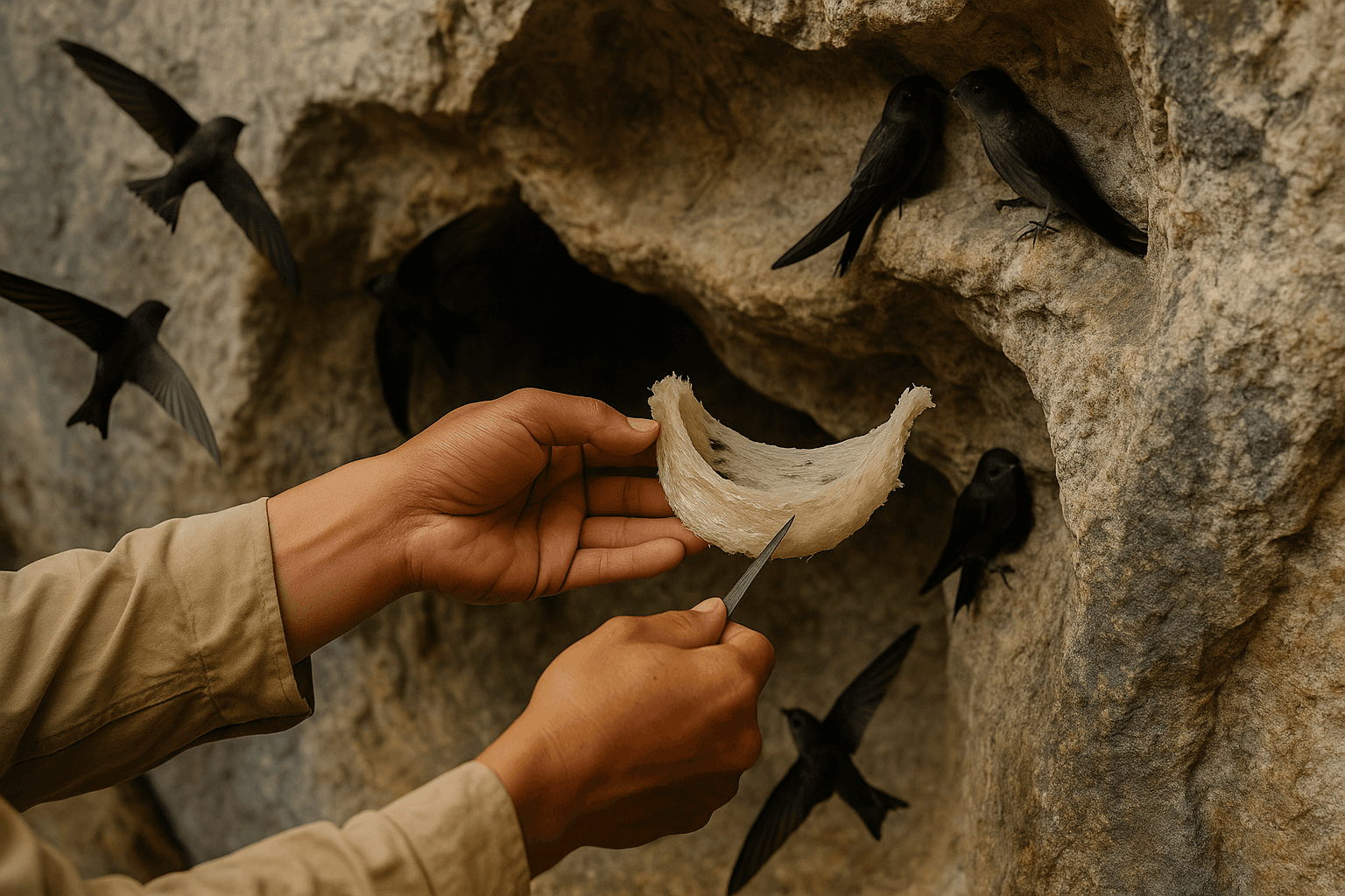 Quy Trình Thu Hoạch Yến Sào Nhân Đạo và Bền Vững: Bảo Vệ Chim Yến, Gìn Giữ Giá Trị Tự Nhiên